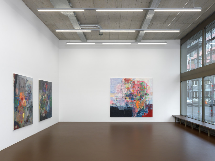 Markus Oehlen, Installation view, Karma International, Zurich 2023. Courtesy of the artist and Karma International, Zurich. Photo credits: Annik Wetter